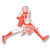 Image of Oklahoma City Thunder Jalen Williams Magnet, showing #8 jersey and OKC team logo in red and white.