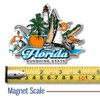 Florida Collage State Magnet by Classic Magnets, Collectible Souvenirs and Gifts Made in the USA