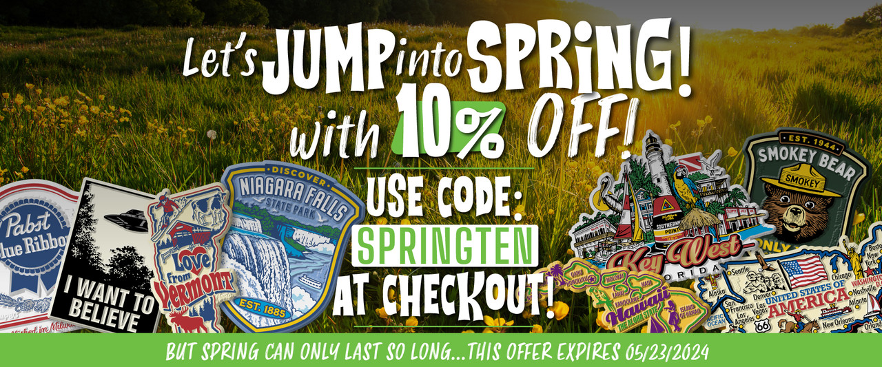 Use Code SPRINGTEN at Checkout for 10% OFF