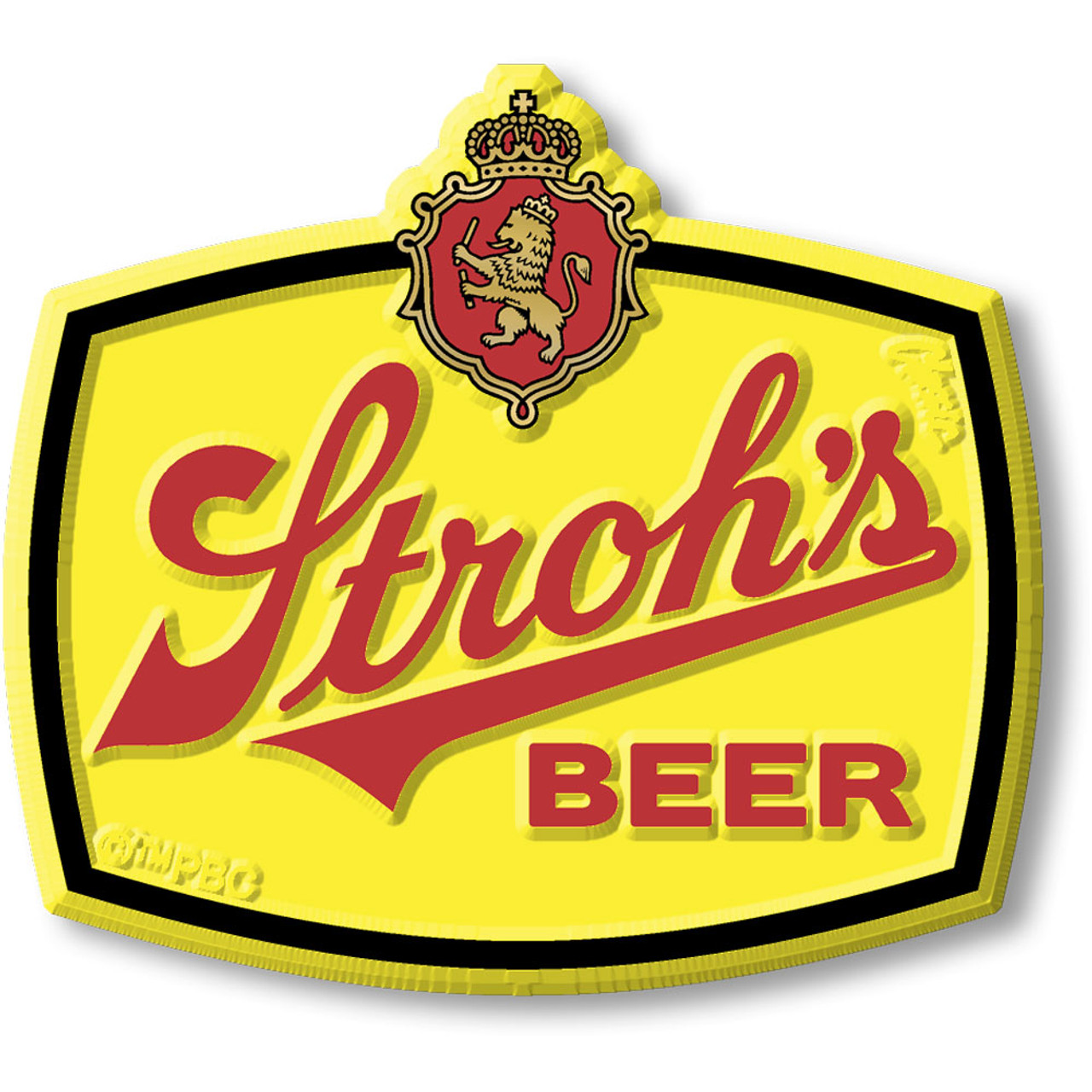 Stroh's Beer Logo Magnet by Classic Magnets | Classic Magnets