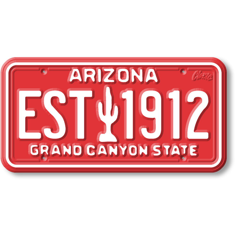 Arizona State License Plate Magnet - ClassicMagnets.com