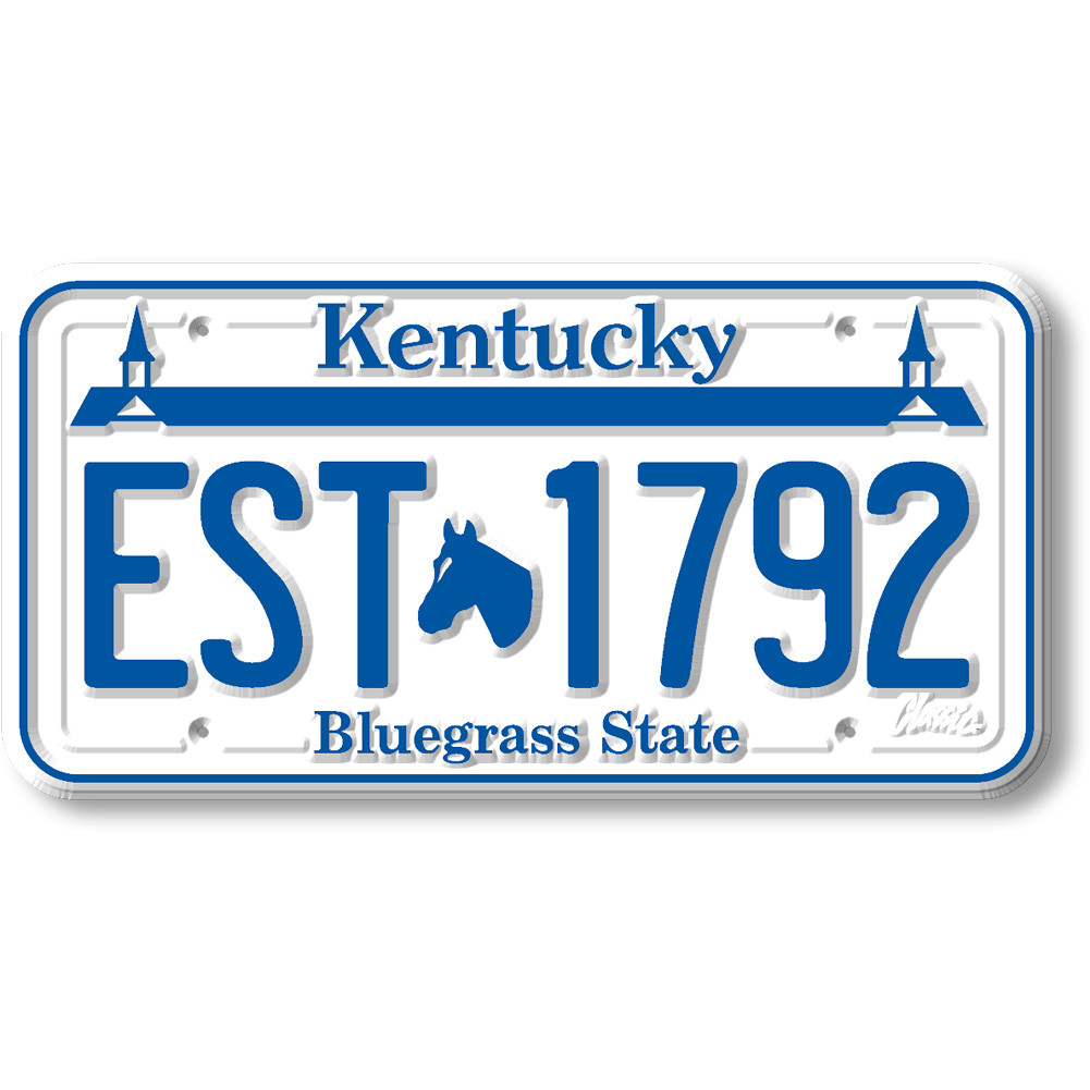 Kentucky State License Plate Magnet - ClassicMagnets.com