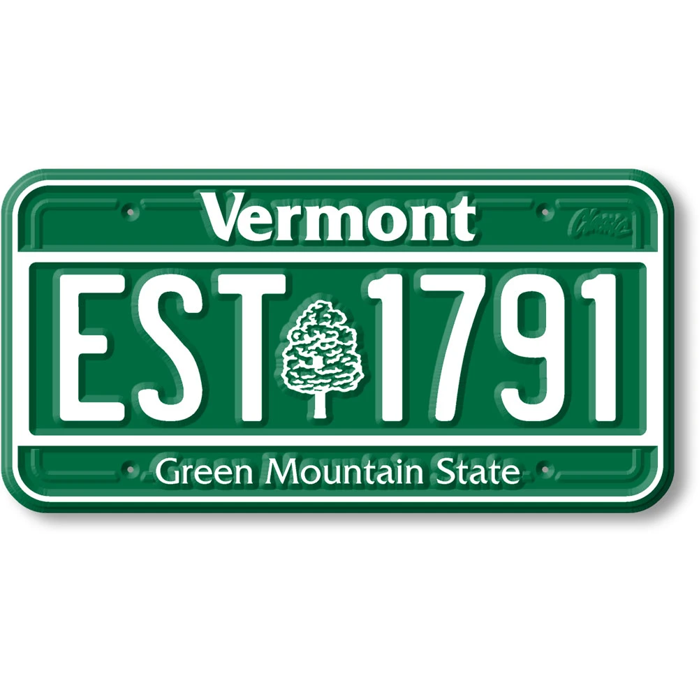 Vermont State License Plate Magnet - ClassicMagnets.com
