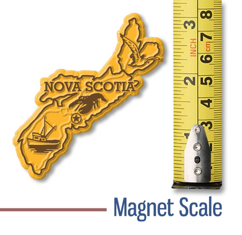 Nova Scotia Province Magnet by Classic Magnets, Collectible Souvenirs and Gifts Made in the USA
