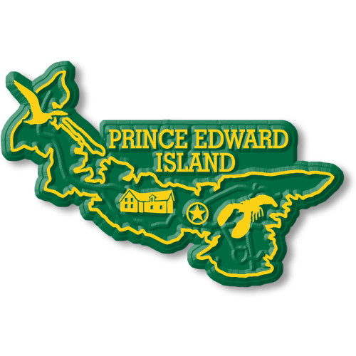 Prince Edward Island Province Magnet by Classic Magnets, Collectible Souvenirs Made in the USA