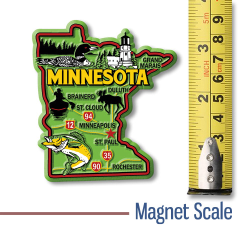 Alaska Colorful State Map Magnet - ClassicMagnets.com