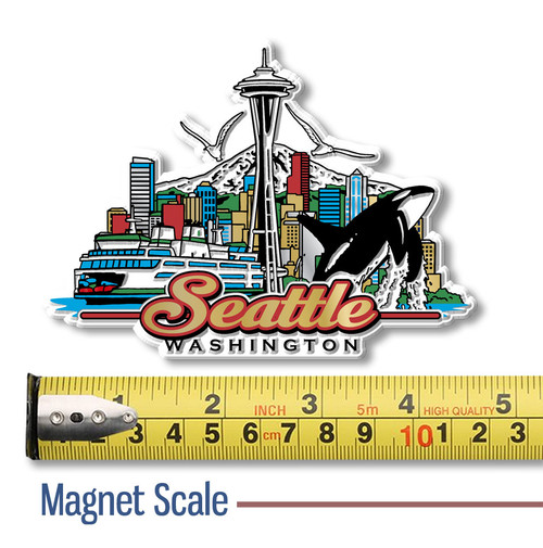 Seattle, Washington City Magnet by Classic Magnets, Collectible Souvenirs and Gifts Made in the USA Seattle, Washington City Magnet by Classic Magnets, Collectible Souvenirs and Gifts Made in the USA