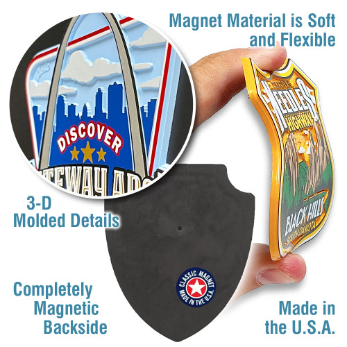 Yellowstone National Park Magnet by Classic Magnets, Discover America Series, Collectible Souvenirs and Gifts Made in the USA Yellowstone National Park Magnet by Classic Magnets, Discover America Series, Collectible Souvenirs and Gifts Made in the USA