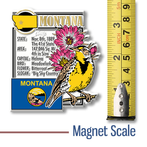 Montana State Montage Magnet by Classic Magnets, 2.6" x 3.2", Collectible Souvenirs and Gifts Made in the USA Montana State Montage Magnet by Classic Magnets, 2.6" x 3.2", Collectible Souvenirs and Gifts Made in the USA