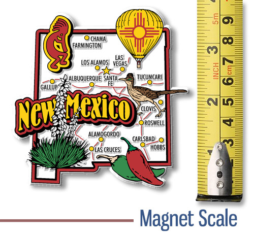 New Mexico Six-Piece State Magnet Set by Classic Magnets, Includes 6 Unique Designs, Collectible Souvenirs and Gifts Made in the USA New Mexico Six-Piece State Magnet Set by Classic Magnets, Includes 6 Unique Designs, Collectible Souvenirs and Gifts Made in the USA