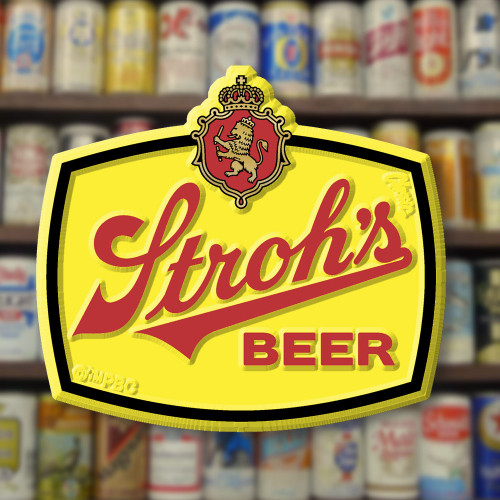 Stroh's Beer Logo Magnet by Classic Magnets, Collectible Gifts Made in the USA, 3.0" x 2.7" Stroh's Beer Logo Magnet by Classic Magnets, Collectible Gifts Made in the USA, 3.0" x 2.7"