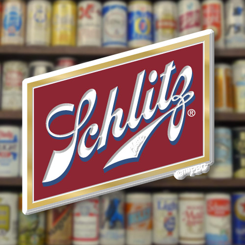 Schlitz Beer Logo Magnet by Classic Magnets, Collectible Gifts Made in the USA, 3" x 2.9" Schlitz Beer Logo Magnet by Classic Magnets, Collectible Gifts Made in the USA, 3" x 2.9"