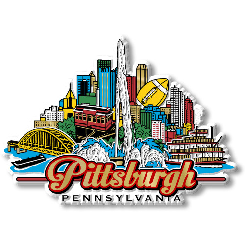 Philadelphia City Skyline Magnet - ClassicMagnets.com