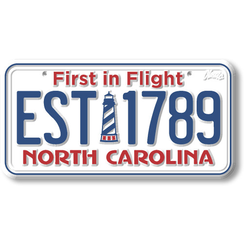 North Carolina License Plate Magnet by Classic Magnets, 1.9" x 3.8", Collectible Souvenirs and Gifts Made in the USA North Carolina License Plate Magnet by Classic Magnets, 1.9" x 3.8", Collectible Souvenirs and Gifts Made in the USA