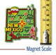 New Mexico Colorful State Magnet by Classic Magnets, 2.7" x 3.1", Collectible Souvenirs Made in the USA
