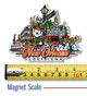 New Orleans, Louisiana City Magnet by Classic Magnets, Collectible Souvenirs Made in the USA