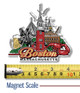 Boston City Magnet by Classic Magnets, Collectible Souvenirs Made in the USA