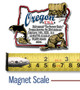 Oregon Information State Magnet by Classic Magnets, 3" x 2.3", Collectible Souvenirs Made in the USA