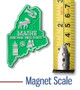 Maine Small State Magnet by Classic Magnets, 1.8" x 2.6", Collectible Souvenirs Made in the USA