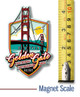 Golden Gate NRA Magnet by Classic Magnets, Discover America Series, Collectible Souvenirs Made in the USA