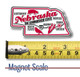 Nebraska Premium State Magnet by Classic Magnets, 3.1" x 1.6", Collectible Souvenirs Made in the USA