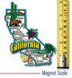 California Jumbo State Magnet by Classic Magnets, Collectible Souvenirs Made in the USA