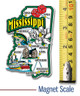 Mississippi Jumbo State Magnet by Classic Magnets, Collectible Souvenirs Made in the USA