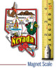 Nevada Jumbo State Magnet by Classic Magnets, Collectible Souvenirs Made in the USA