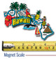 Hawaii Six-Piece State Magnet Set by Classic Magnets, Includes 6 Unique Designs, Collectible Souvenirs Made in the USA