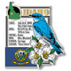 Idaho Six-Piece State Magnet Set by Classic Magnets, Includes 6 Unique Designs, Collectible Souvenirs Made in the USA