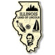 Illinois Six-Piece State Magnet Set by Classic Magnets, Includes 6 Unique Designs, Collectible Souvenirs Made in the USA