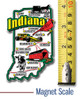 Indiana Six-Piece State Magnet Set by Classic Magnets, Includes 6 Unique Designs, Collectible Souvenirs Made in the USA