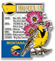 Montana Six-Piece State Magnet Set by Classic Magnets, Includes 6 Unique Designs, Collectible Souvenirs Made in the USA