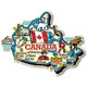 Classic Magnets Dominican Republic Jumbo Map Magnet - 3D Rubber Souvenir Gift, Made In USA
