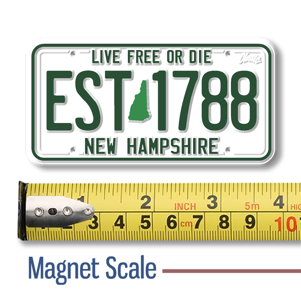Custom New Hampshire License Plate – Mini To Full Size, Personalized Design, Free Shipping