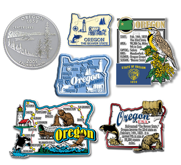 Oregon SixPiece State Set