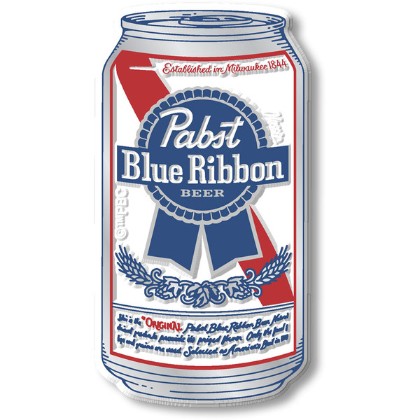 Pabst Blue Ribbon Beer Can Magnet by Classic Magnets | Classic Magnets
