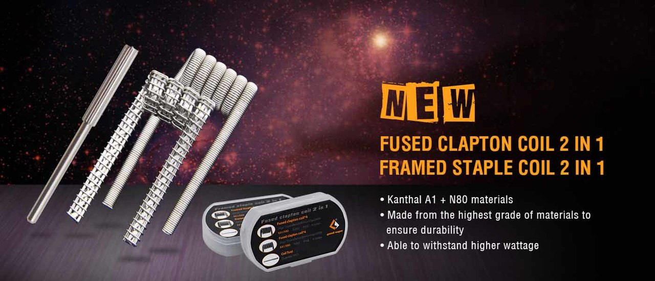 elfbar nachfüll pod läuft aus GeekVape Fused Clapton Coils 8pcs main image 1