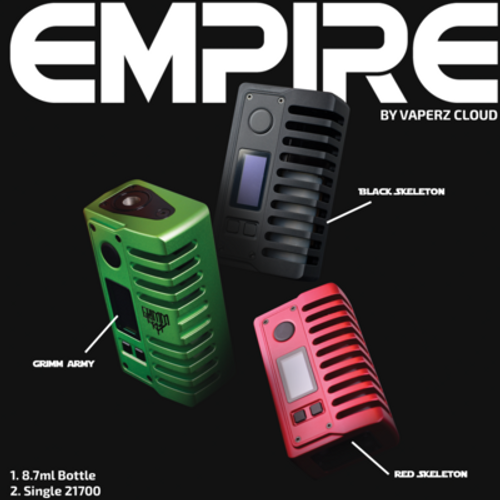 Empire Squonk 21700 Skeleton Edition- Vaperz Cloud x Orca Vape x GrimmGreen 
