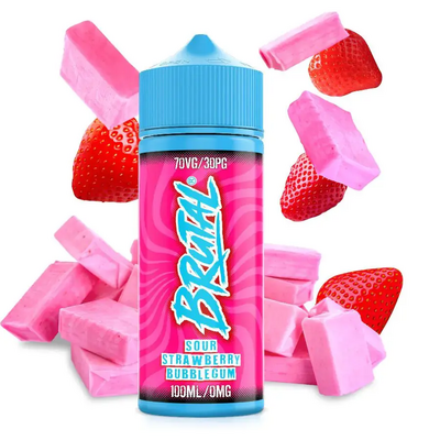 Brutal Sour Strawberry Bubblegum 120ml
