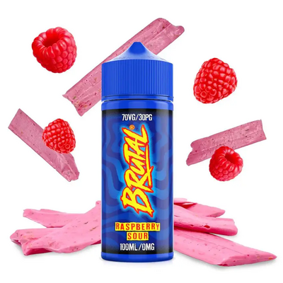 Brutal Raspberry Sour Bubblegum 120ml