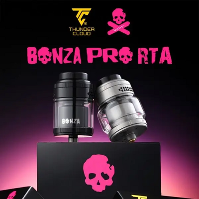 Bonza Pro RTA 26.5mm - Thunder Cloud x Vaping Bogan