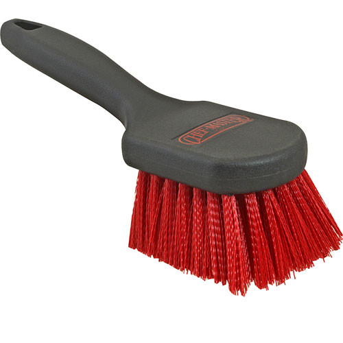 BRUSH, POT (8"L, RED W/BLK HNDL), 1421624