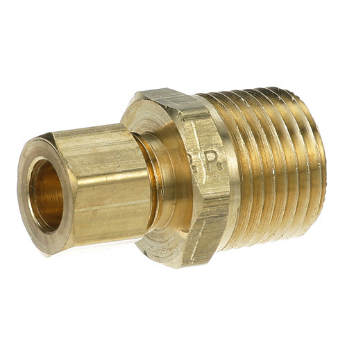 CONNECTOR, MALE-BRASS 3/8x1/2, AllPoints, 263804, 263804