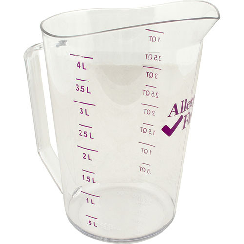 4 Qt Measuring Cup Allergen-Free, Cambro, 400MCCW441, 2471317