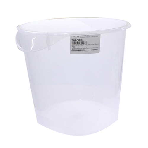 CONTAINER, 18QT ROUND (CLEAR) SWEET TEA, Rubbermaid, FG572724CLR, 8405066