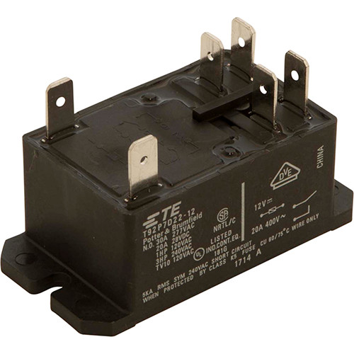 RELAY, PUMP MOTOR-12VDC/ 30A EEE/EEG, Henny Penny, ME90-008, 8403735