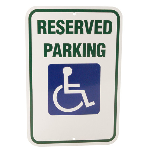 SIGN, RESERVED PARKING, 12X18, AllPoints, 2801212, 2801212