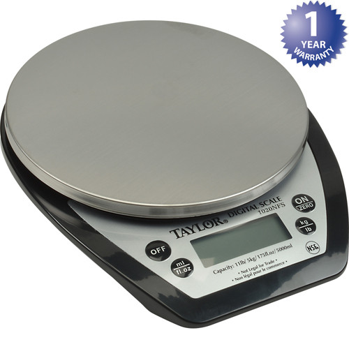 SCALE, DIGITAL (11 LBS, S/S), Taylor Thermometer, 1020NFS, 2802102
