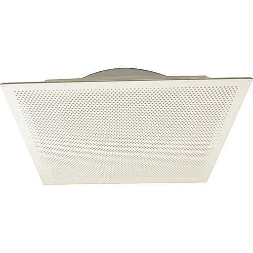 AIR DIFFUSER, perforated recessed, 16"NK, 3/8"HOLES, WHT, 5561134